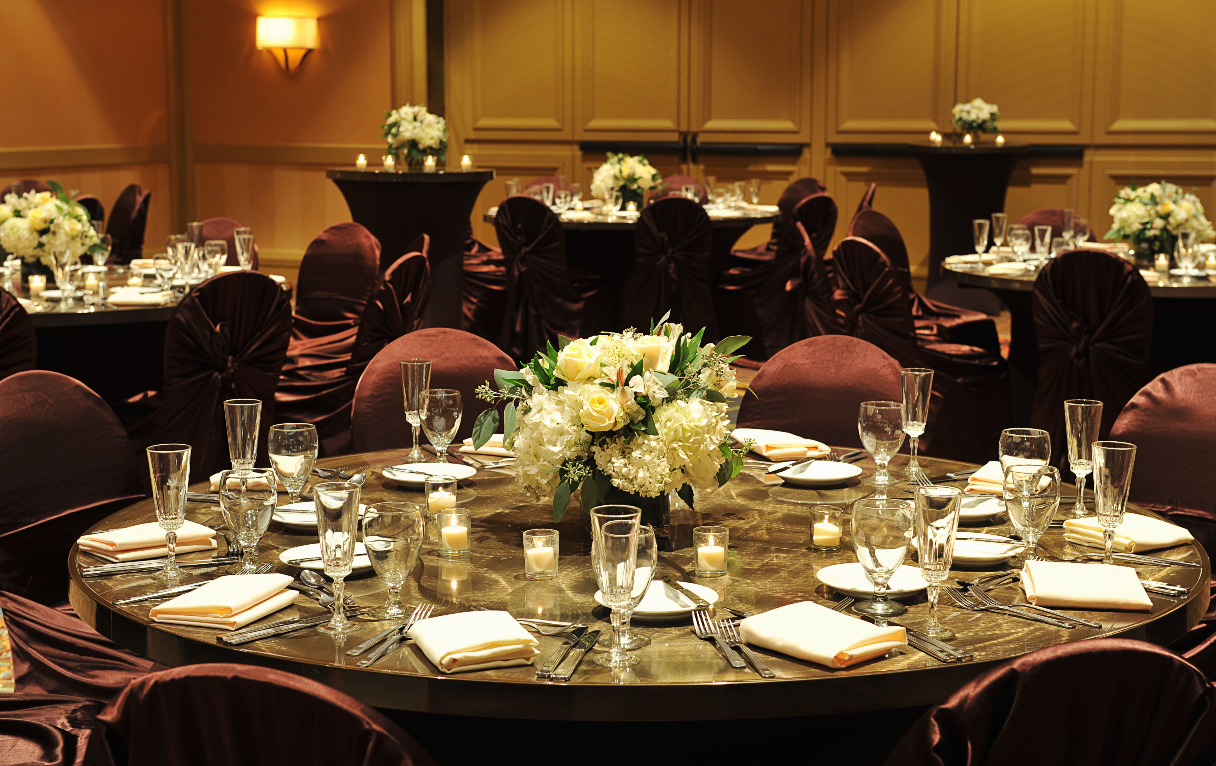 Image of Social Dinner Reception at Hilton Santa Fe Historic Plaza, a member of Historic Hotels of America since 2014, located in Santa Fe, New Mexico